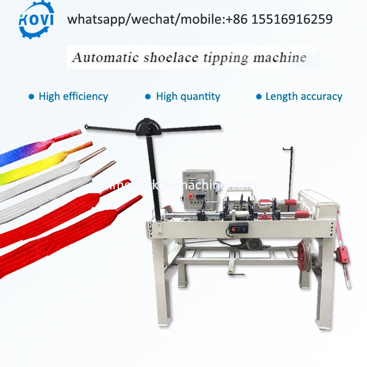 Full Automatic Plastic Shoelace Tipping Machine Shoe Lace Tipping Machine