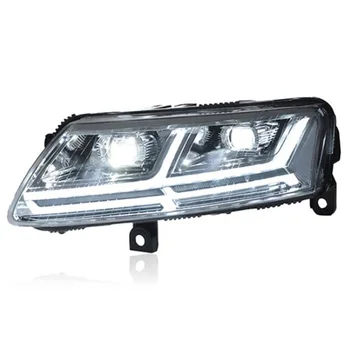 LED Headlight for AUDI A6  Headlight 2005 2006 2007 2008 2009 2010 2011 with LED DRL Dynamic Turning Front Head lights