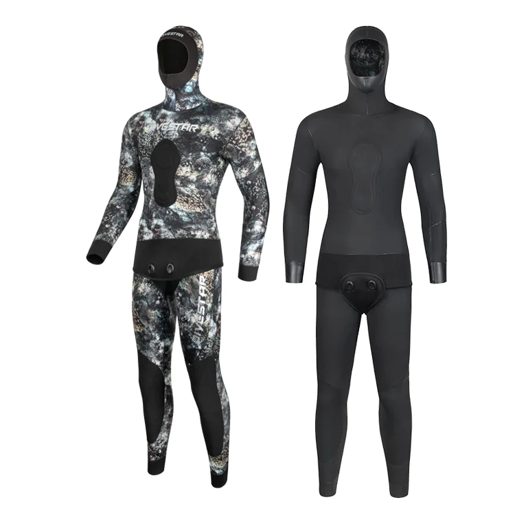 Divestar Spearfishing Wetsuit Coral Camouflage Fishing Wetsuits Gbs Open Cell Lining Diving