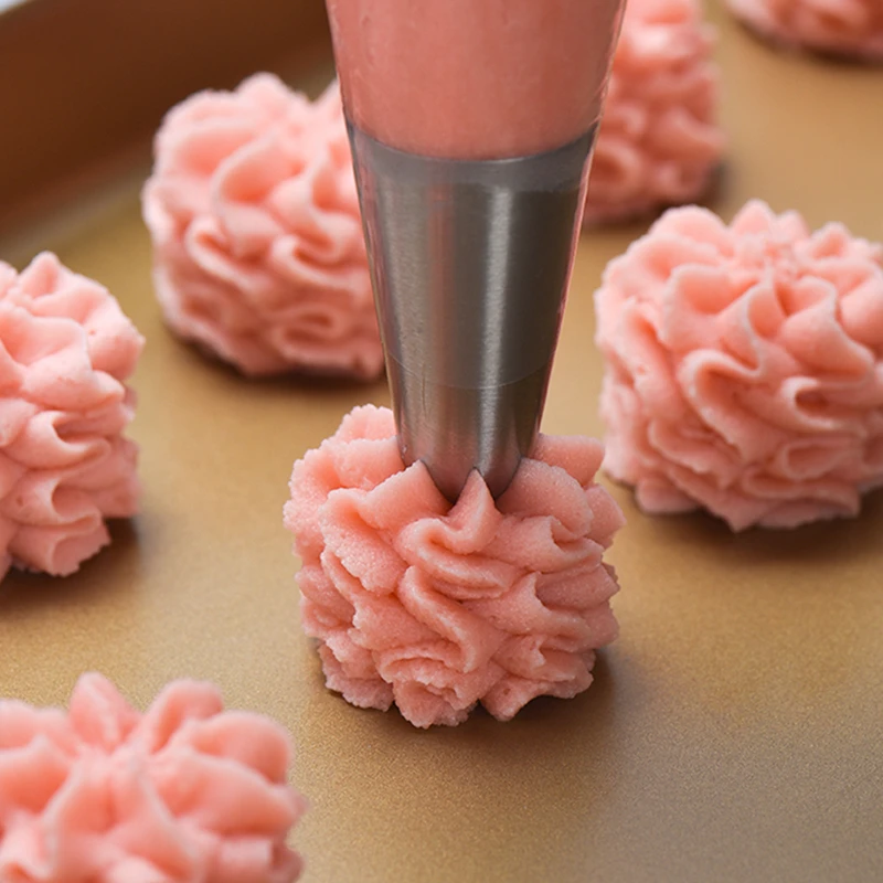 3 Pcs Cream Icing Piping Nozzles Tips Cake Decor Pastry Cupcake Baking Tools 