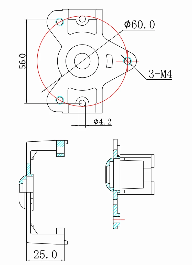 motor mounting bracket 76-01 details