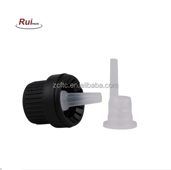 Wholesale Custom Big Tamper Evident Plastic Cap With 0.6 1.0 Plug For ...