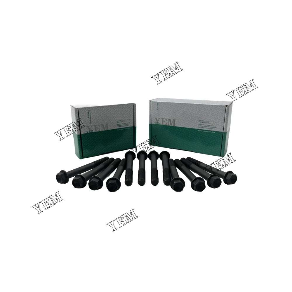Manufacturer Direct Sales 6SD1 Cylinder Head Bolt Set Diesel Engine Machinery Engine for Isuzu