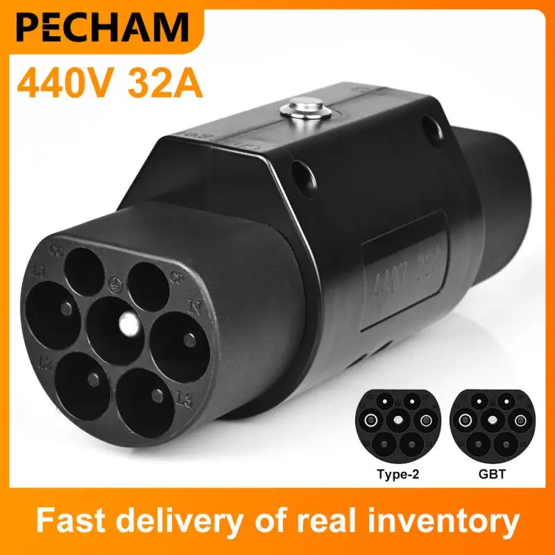 BYD Electric Vehicle Adapter 32A 220V/380V Type 2 to GBT Converter