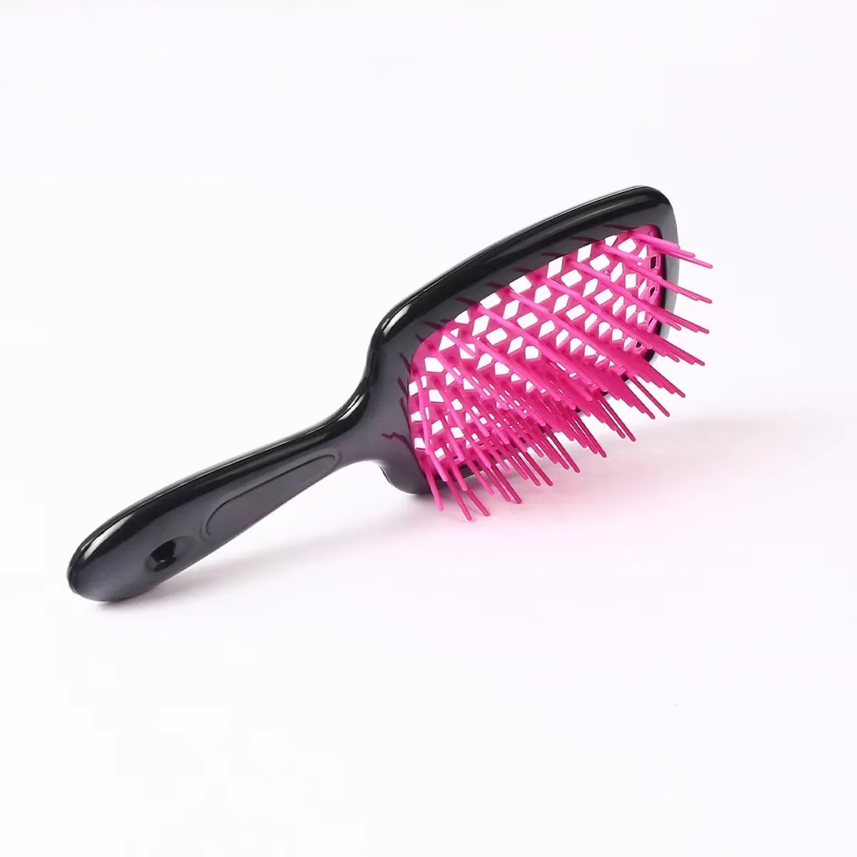 Hot Sale Multicolor Hollow Out Hair Comb Wet and Dry Detangling Hair Brush Scalp Massage Vent Hair Brush