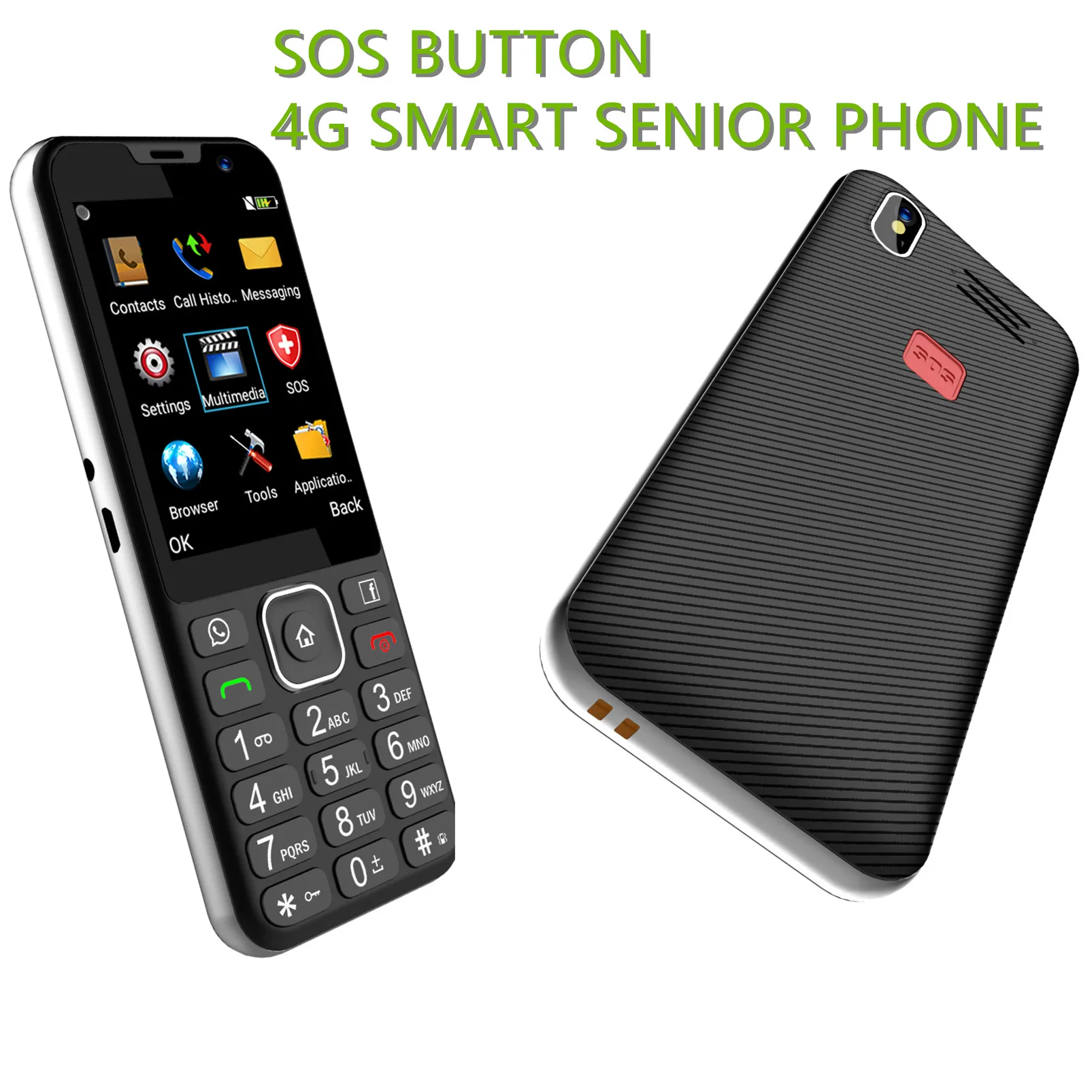 
 Тонкие мобильные телефоны с функцией 4g volte, с задней камерой, две дополнительные камеры, память 4 Гб + 512 Мб  