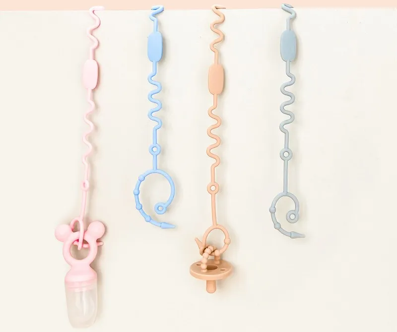 Hl032 Food Grade Silicone Baby Pacifier Chain Baby Use Products
