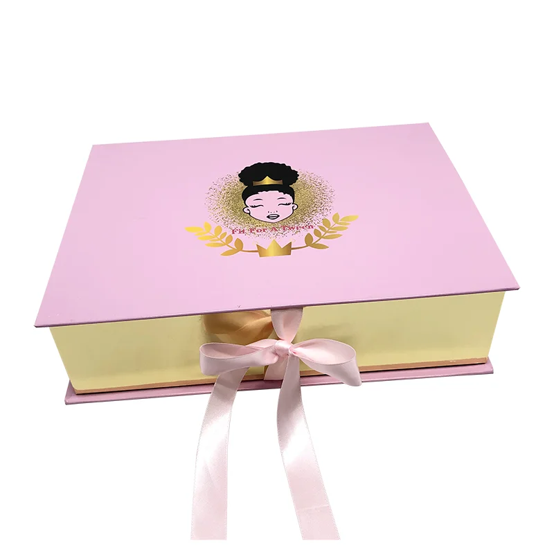 Luxury Design Bridal Accessories Gift Boxes Band Bundle Packing Hair