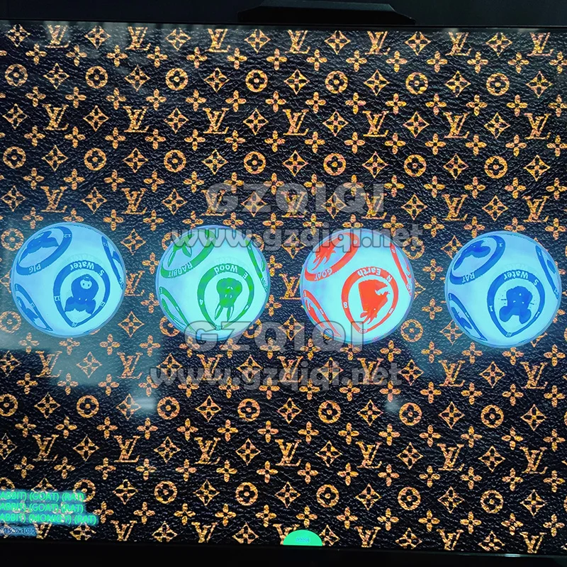 Muilty Cylinder4D Lotto Machine with Screens for Pick 4 Lottery Games constellation Ball