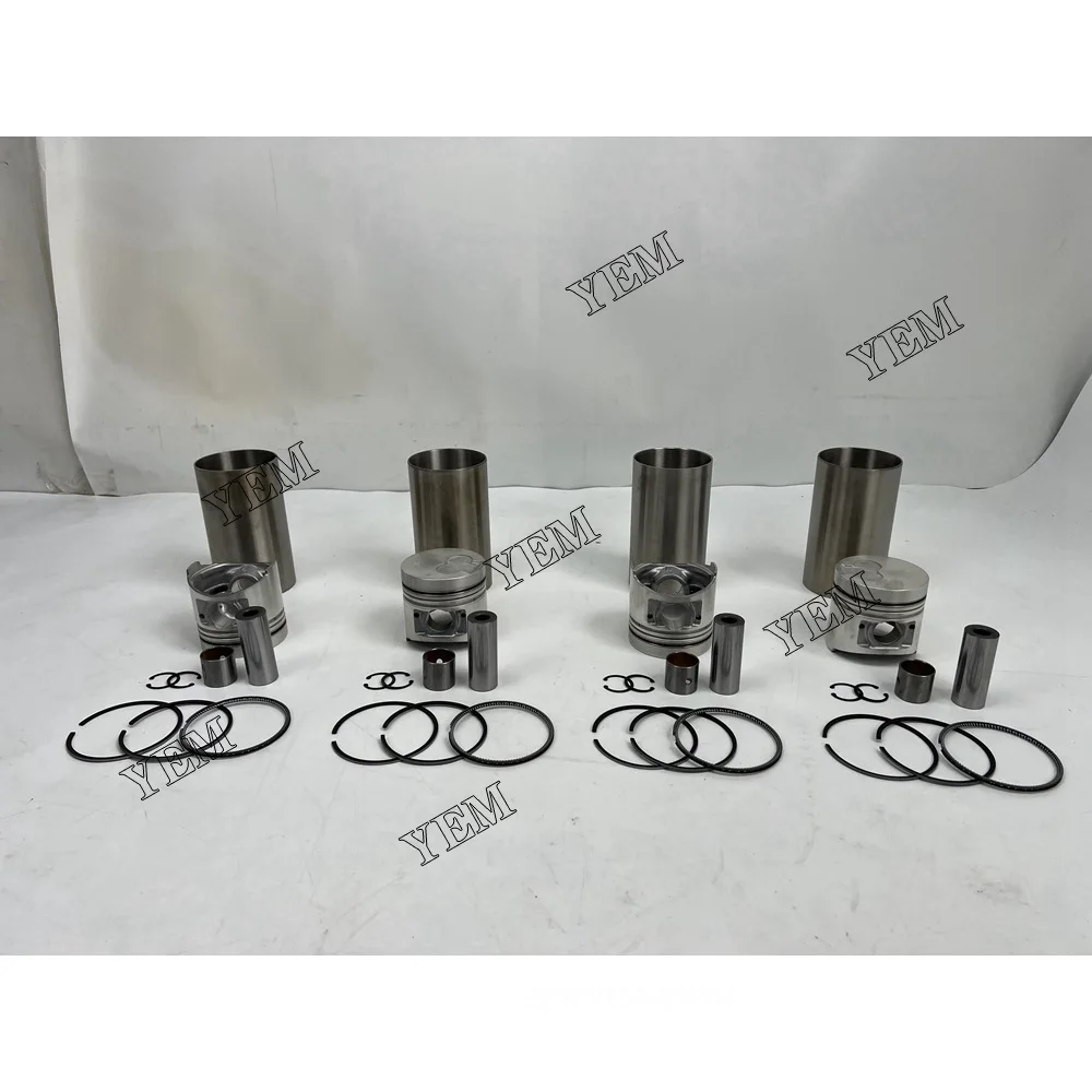 4D56 Cylinder Liner Kit for Mitsubishi Excavator Repair Replacement 4
