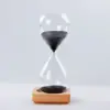 noir avec support en bois