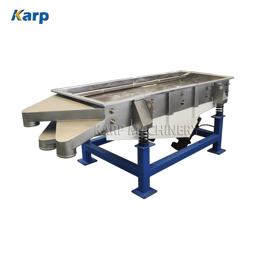 Stainless Steel Coffee Bean Rectangle Vibrating Screen Cocoa Beans Linear Vibration Sieve