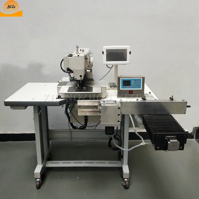 Automatic Double Blind Stitch Fabric Pleating Roller Curtain Hemming Sewing Machines