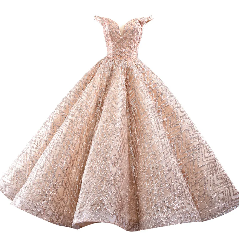 S233Q 2022 New Bride Knot Elegant One Word Shoulder Rose Gold Qidi Princess Fluffy Wedding Dress| Alibaba.com S233Q 2022 New Bride Knot Elegant One Word Shoulder Rose Gold Qidi Princess Fluffy Wedding Dress| Alibaba.com
