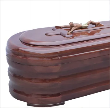 JS-SP049 Chinese Factory European Style Wooden Coffin Kits