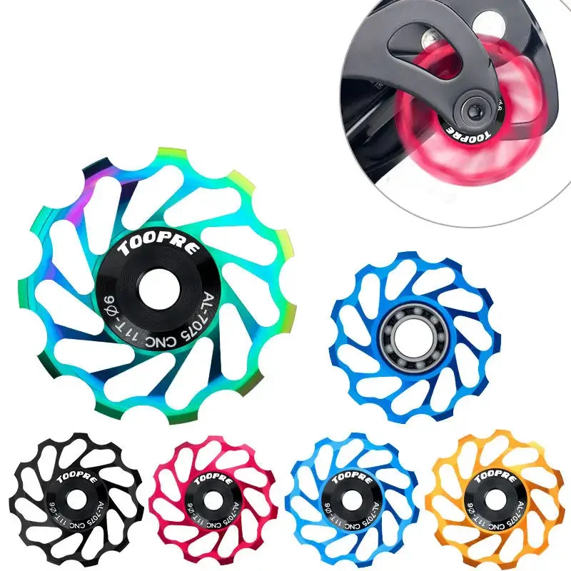 1PZ 11-17T-Ruota MTB Cuscinetto Ceramico Puleggia Bici Strada 1PZ 11-17T-Ruota MTB Cuscinetto Ceramico Puleggia Bici Strada