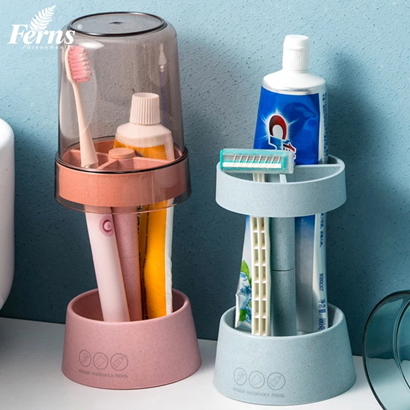 Portable Organizer Sterilizer Toothbrush Holders With Cover Toothpaste Holder Toothbrush Stand