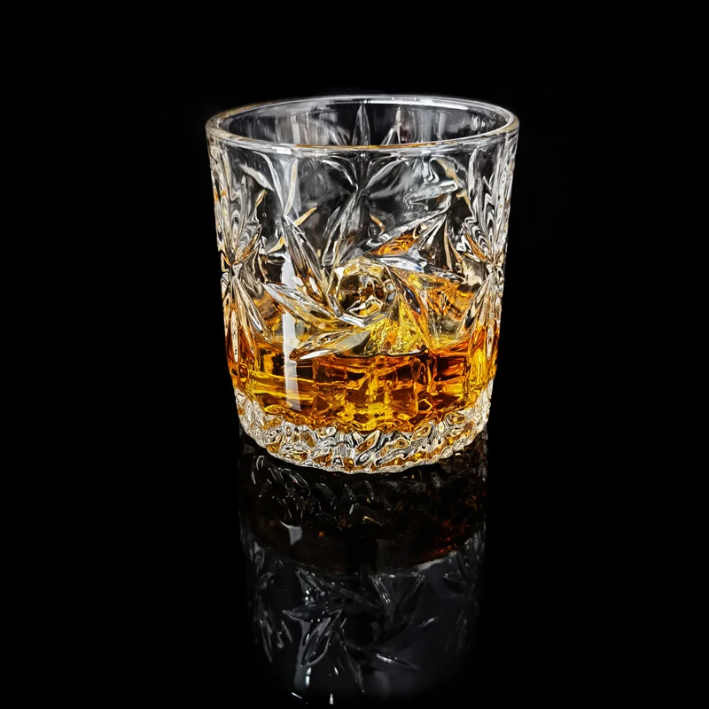 hiqh quality custom design glass cup transparent unbreakable glassware nordic glass water cup