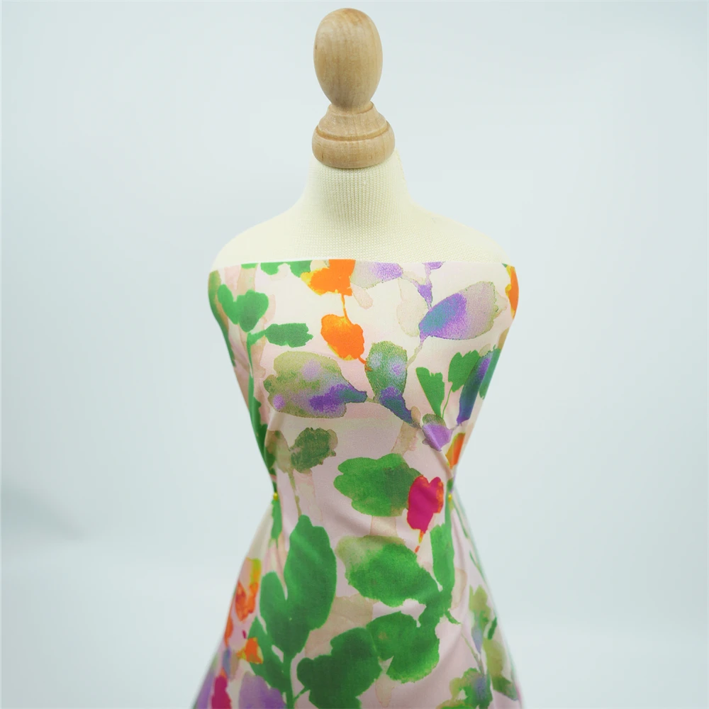 Оптовая продажа изготовленный на заказ дизайн 62% полиамид/29% хлопок эластан нейлон спандекс смешанный тканый Поплин Ткань для одежды