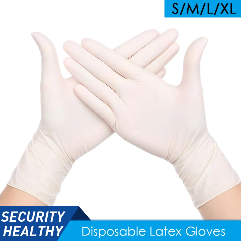 Malaysia Manufacturer Latex Gloves Powdered Disposable Latex Gloves