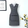 Five-buckle zipper vest - grey, quality choice