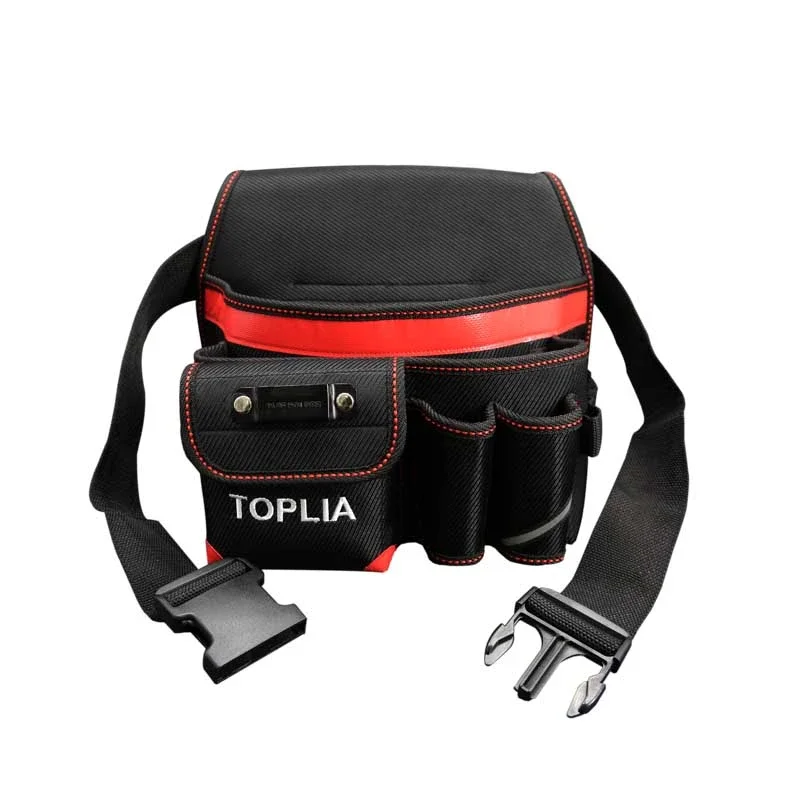 Toplia Luxury Electrician Tool Belt Bag Kit Repair Tools Bag Multi Wait