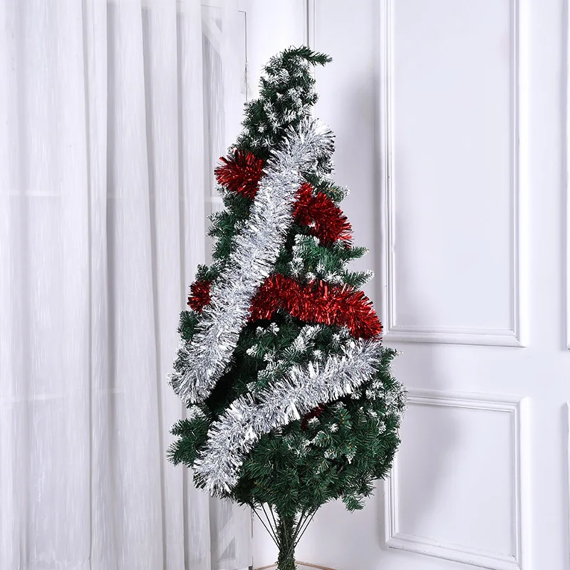 Christmas Tree Tinsel Garland Metallic Garland Shiny Party Tinsel
