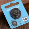 Distintivo in metallo placcato nichel nero