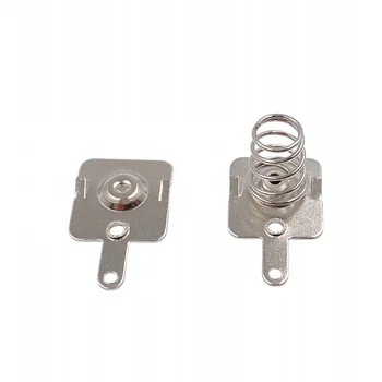 Brand AA Battery Spring Item 5220 5219 Contact Battery Holder Spring Custom Nickel Plated Stamped Metal Clips for Batteries