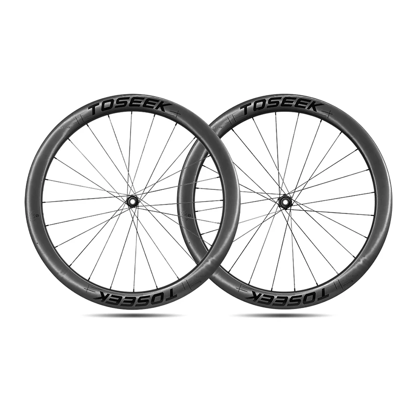 TOSEEK カーボンホイールセット 38mm 45mm 50mm Vブレーキ/ディスク