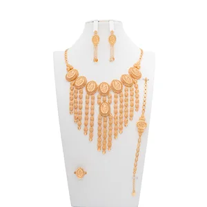 Afghanistan Jewelry South Indian Bridal Jewelry Set Wedding Gold Plate Bridal Set Brass Bangle Set