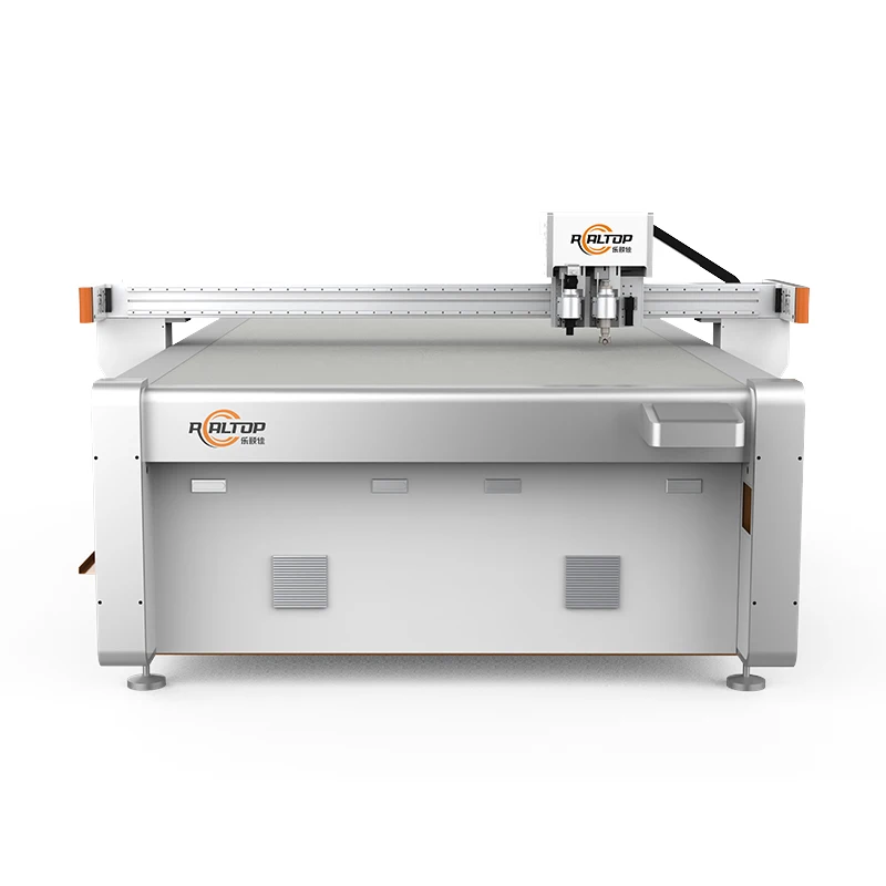 CNC Oscillating Knife Cutting Machine Digital Cutter for Corrugated Paper Cardboard Box Sample Making  Realtop IECHOs