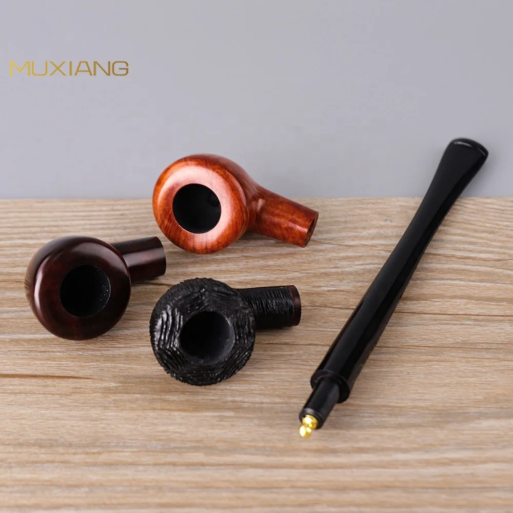 MUXIANGミニチャーチワーデンタバコパイプストレートステム喫煙