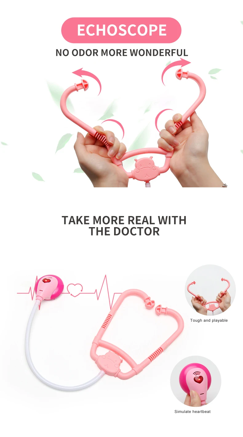 
 Toy Doctor Kit 28 Piece Kids Pretend Play Toys Dentist Medical Role Play Educational Toy jouet de docteur Doctor Playset for Gir  