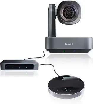 Video conference system 12x zoom 4k/1080p/720p 60fps noise reduction PTZ camera Omni-directional  Portable microphone and Hub