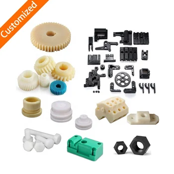 OEM custom precision CNC plastic injection molding manufacturer nylon abs rubber injection molded service plastic parts