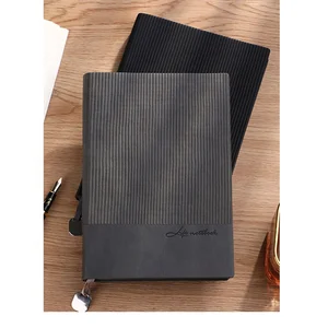 Wholesale Custom A5 Two Tone Softcover Business Planner Agenda Notebook PU Leather Journal Logo Printing Sewing Binding Gift