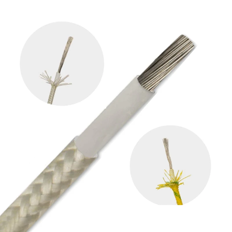 AWM UL 1185 300V 16AWG 18AWG PVC Insulation Copper Braided Shielded Wire Single Core Electric Cable
