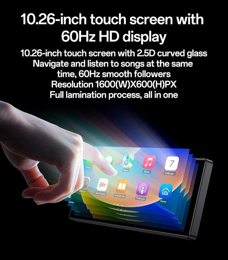 Yesido شاشة دعم عالية الدقة أمامية وخلفية 60 هرتز مع كاميرا احتياطية b5.2 بوصة 4 في 1 للسيارة نظام ملاحة صوت/فيديو