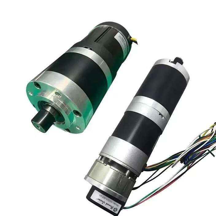 High Torque  Dc Planetary Gear Worm Gearbox Motor 24v 12v 36v 48v Brushed Brushless Gearmotor With Encoder Brake 15w -1000w