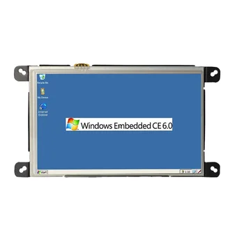 7" Industrial Embedded All-in-one Open Frame Panel PC WinCE 6.0 Linux with Lan Port RJ45, RS232 W759