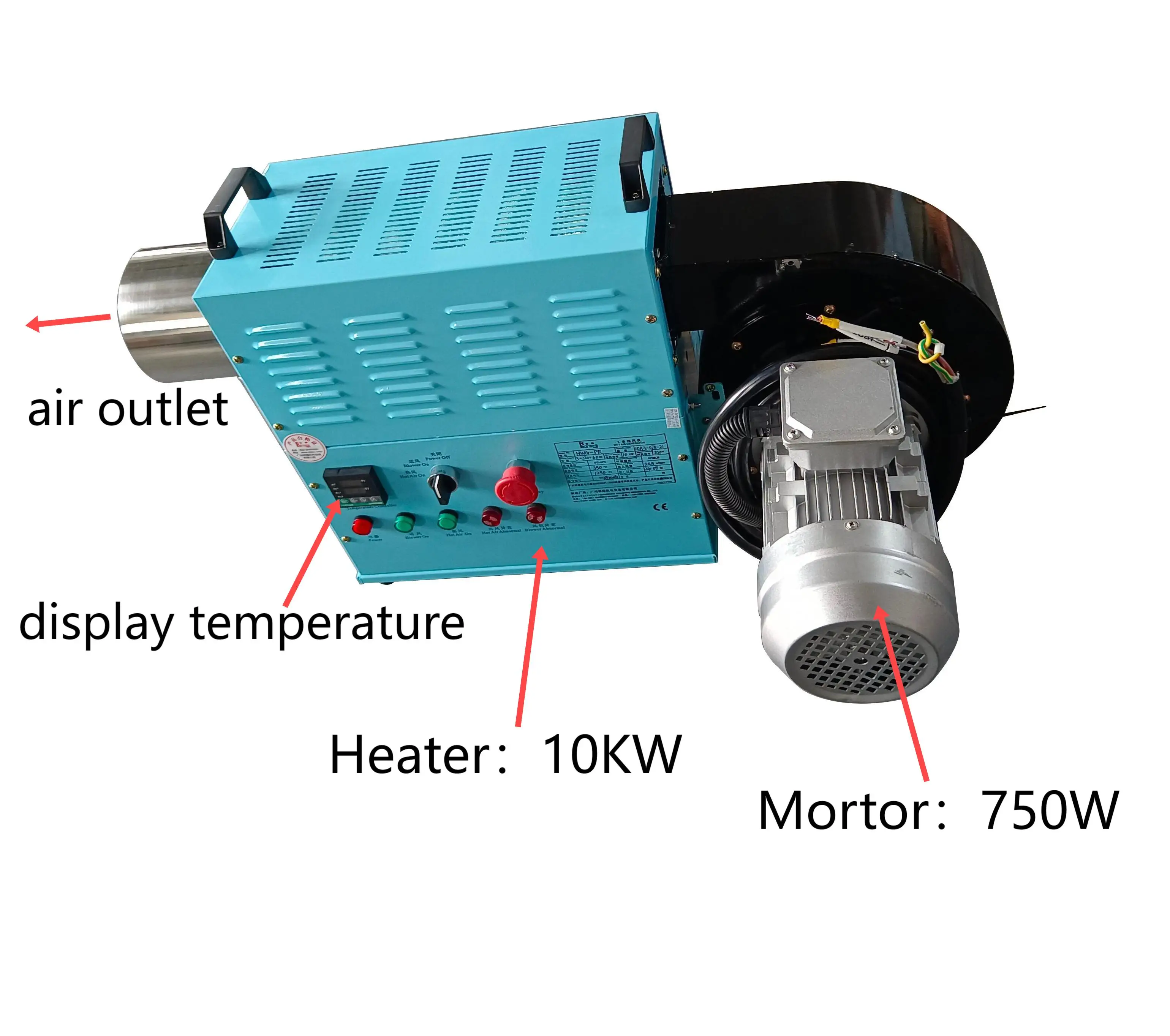 Process Air Heater, 7.5KW, Stainless, Steel - detail 10