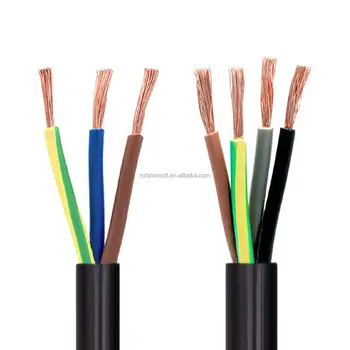 100m Stranded Solid Roll 450V~750V PVC Rubber XLPE Shielded Bare Copper Wire for Industrial Household Underground Applications