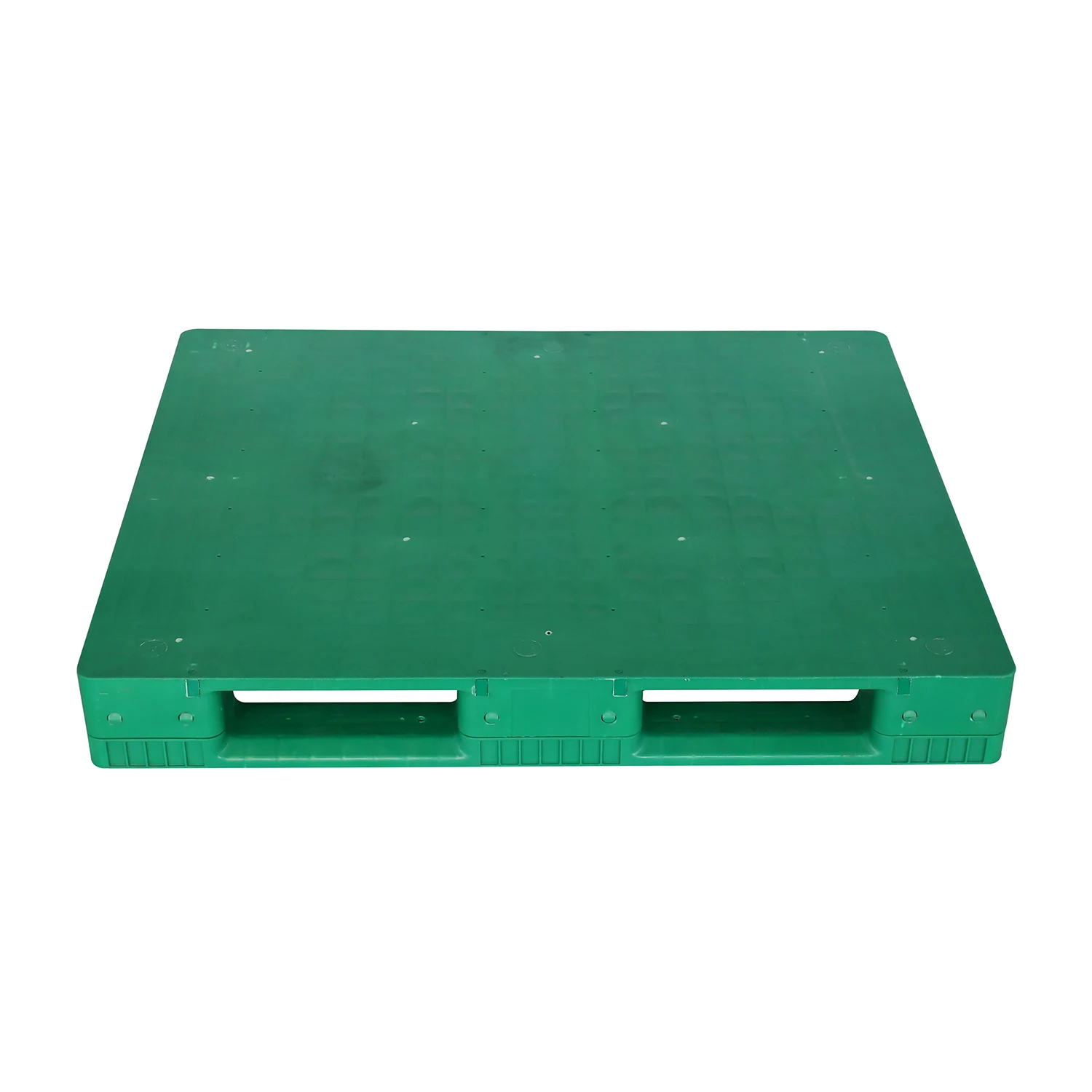 1210 hygienic euro epal recycle grade packaging three runners plastic green anti slip deck pallet price