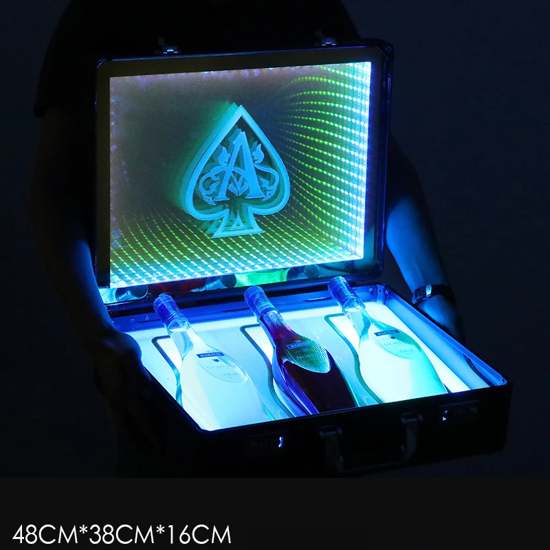 The best-selling high-quality luminous wine Holder wine champagne XO creative luminous display wine Holder
