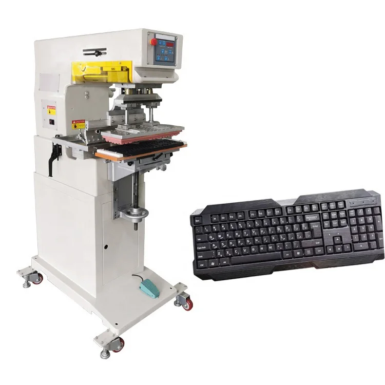 Single Color Laptop Desktop Computer Keyboard Printing Device Pad Printer Machine