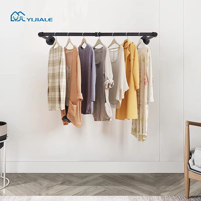YIJIALE Hanging Clothes Rack Closet Garment Rack Clothes Display Rack for Shop