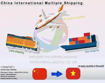 From CHINA to VIETNAM Sea/ Air/ Land freight shipping: Thuan An Di An Hue Vung Tau Thu Dau Mot Nha Trang Ha long Qui Nhon
