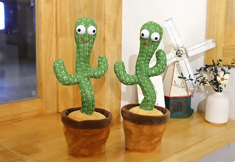 recording cactus toy