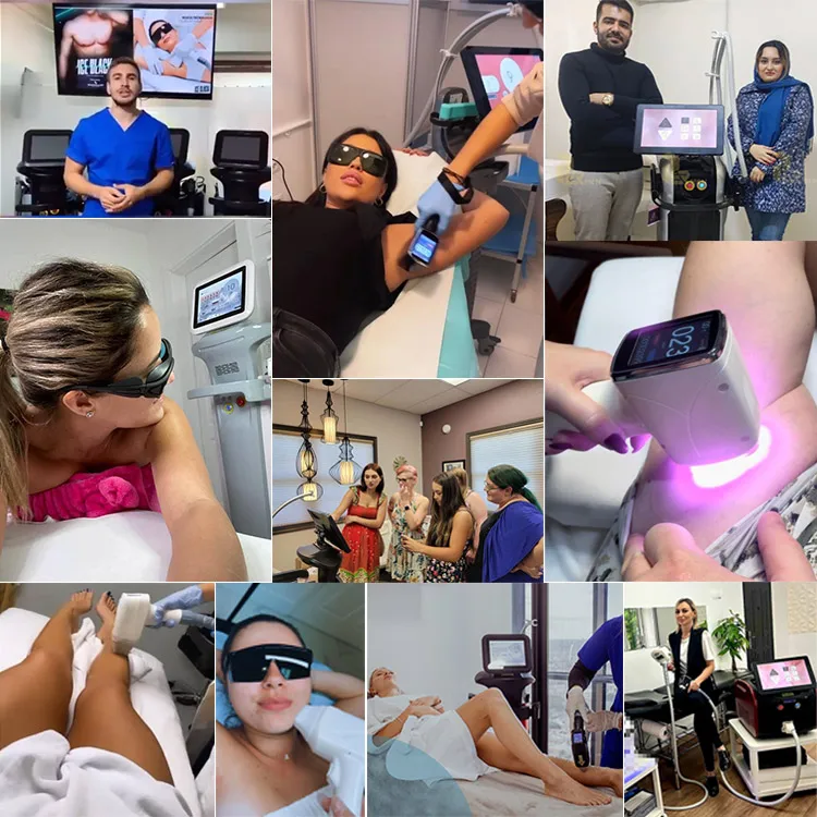 Commercial Diode Laser Hair Removal Machine With 15 Inch Screen Customized Logo